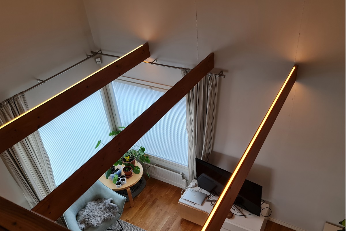 Led strip light for living room beam, indirektes licht im wohnzimmer hauptbild